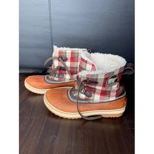 Sorel Checkered Duck Boots Size 11